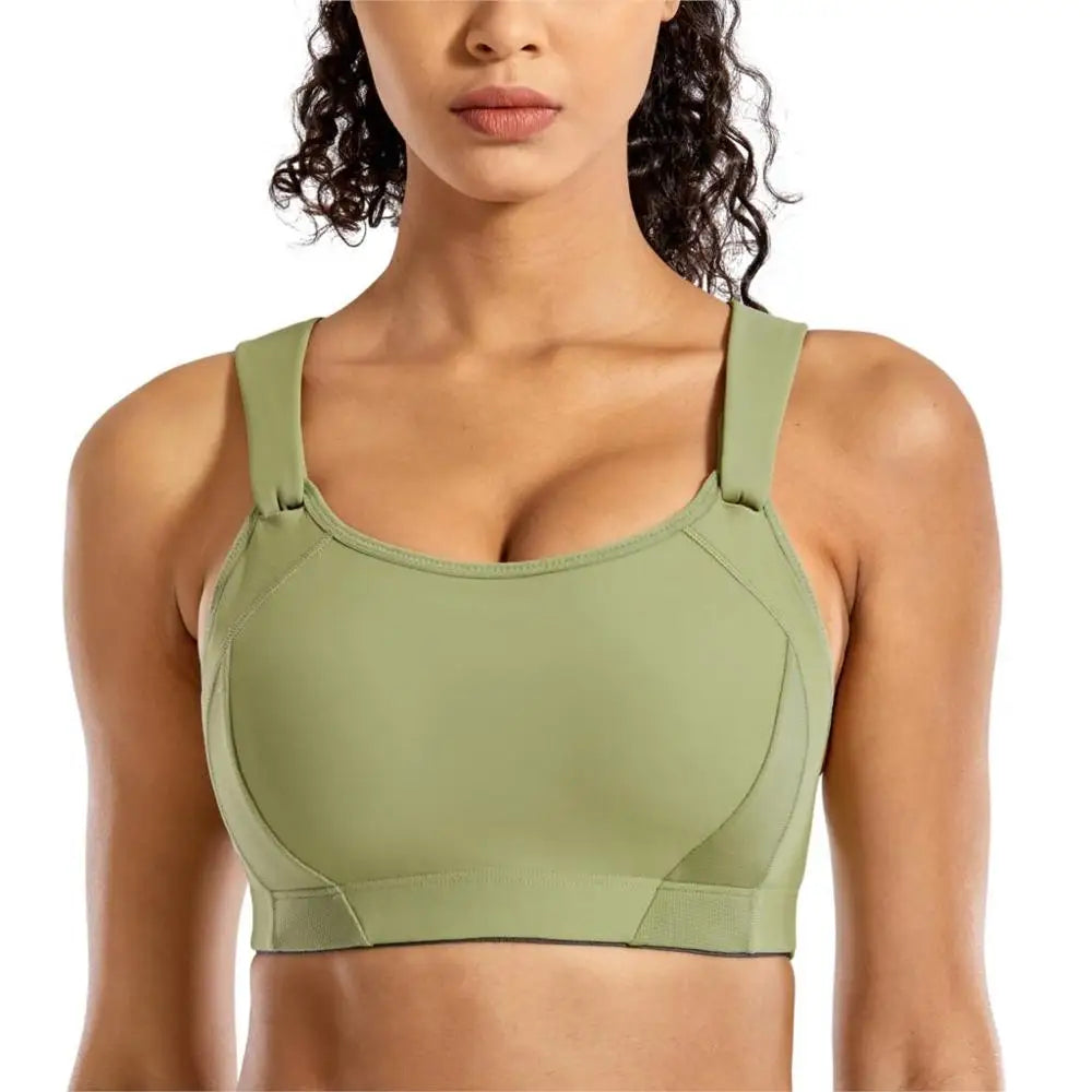 Racerback Sports Bra For Women Push Up Crop Tank Tops