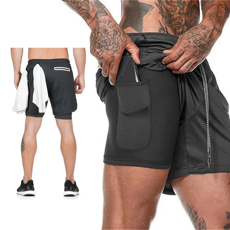 Men Quick Drying Running Shorts