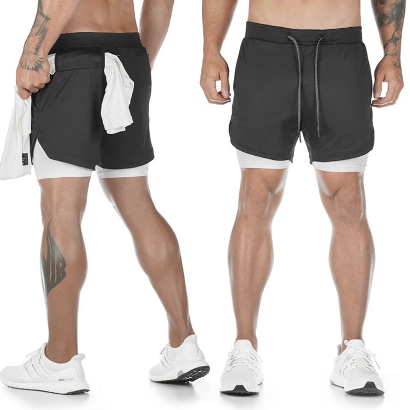 Fitness Shorts, Running, Training, Quick Drying, Beach - fitnessandhomestore