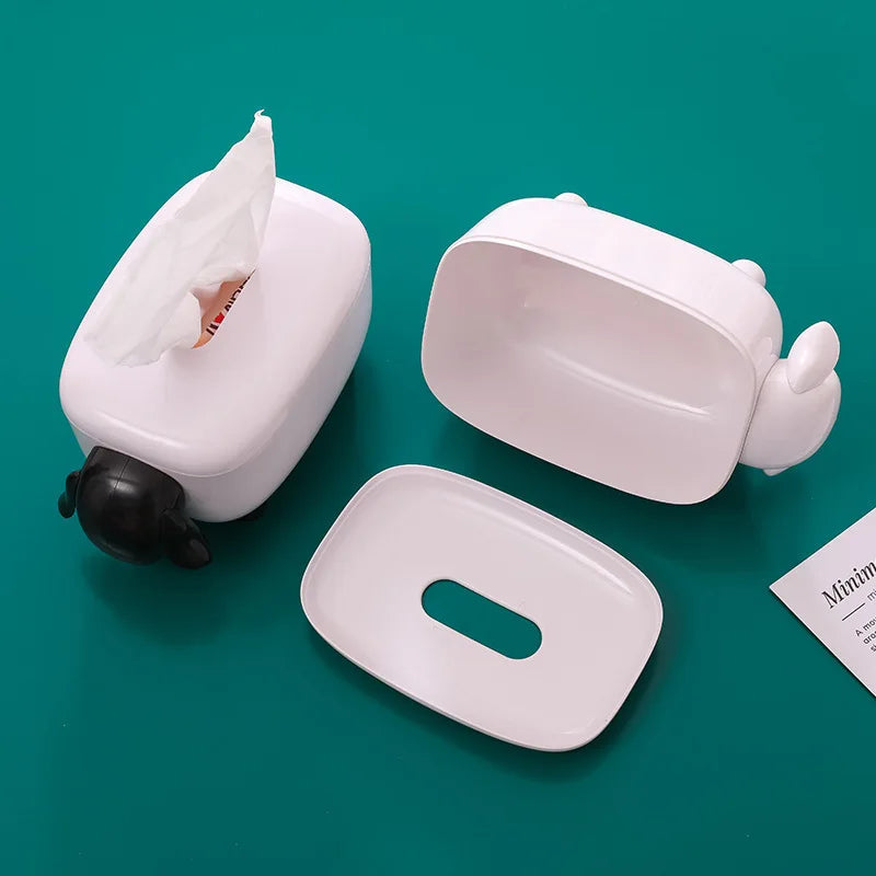 Sheep Model Tissue Box Home Decoration