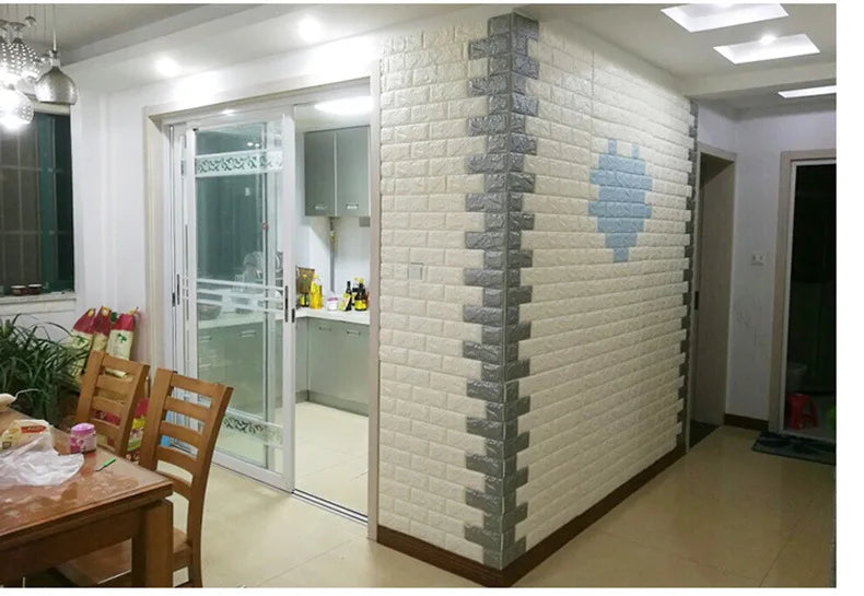 10pcs 3D Wall Sticker Imitation Brick