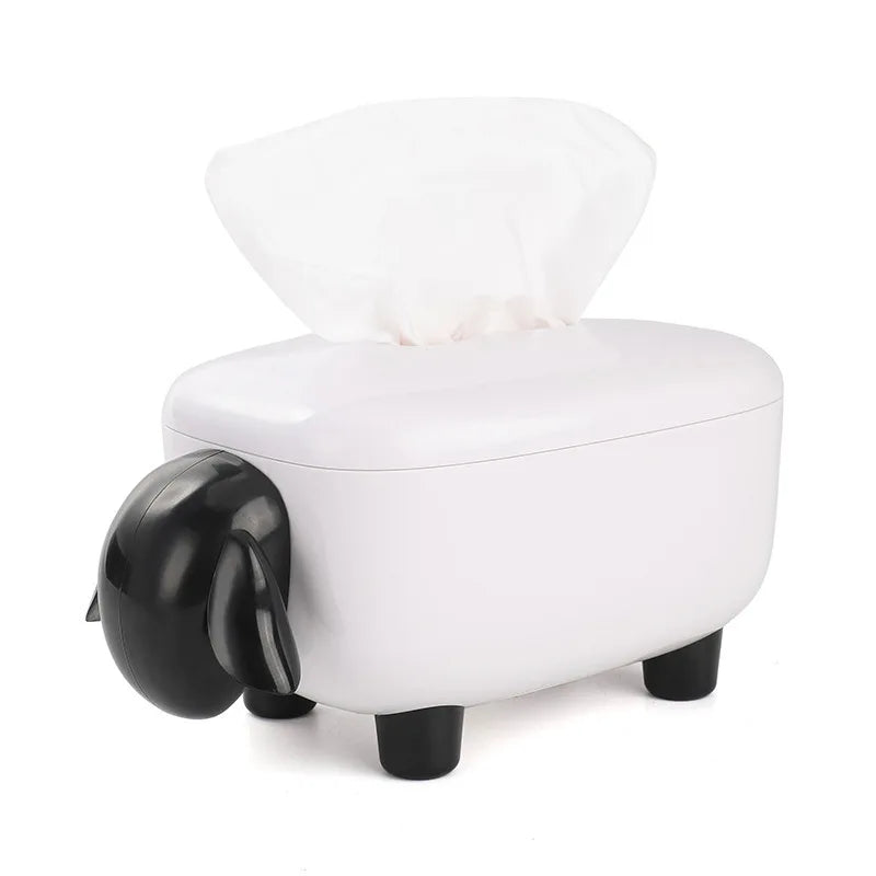 Sheep Model Tissue Box Home Decoration