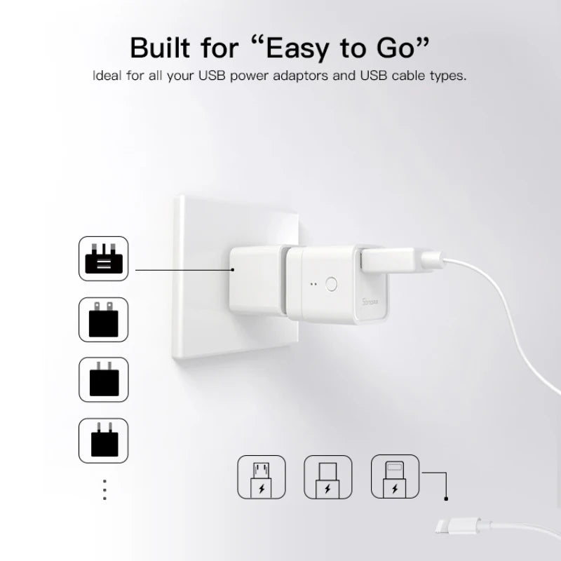 SONOFF Micro 5V USB Adapter Wifi Smart Socket Charge Plug