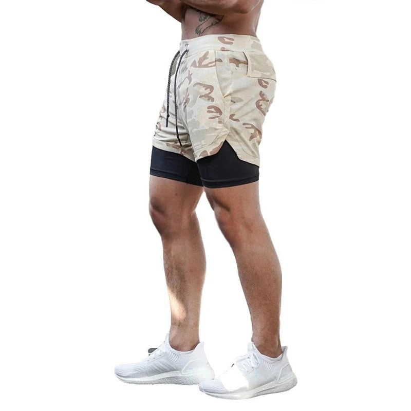 Fitness Shorts, Running, Training, Quick Drying, Beach - fitnessandhomestore