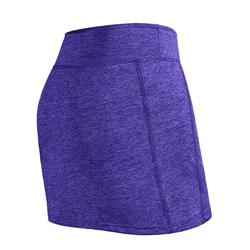 2 In 1 Tennis Skirt Sport Fitness Skorts