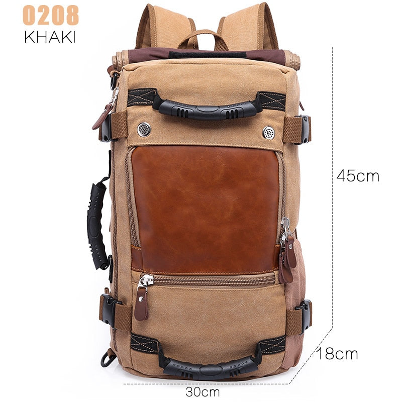 KAKA 50L Waterproof Travel Backpack Men Women Multifunction - fitnessandhomestore