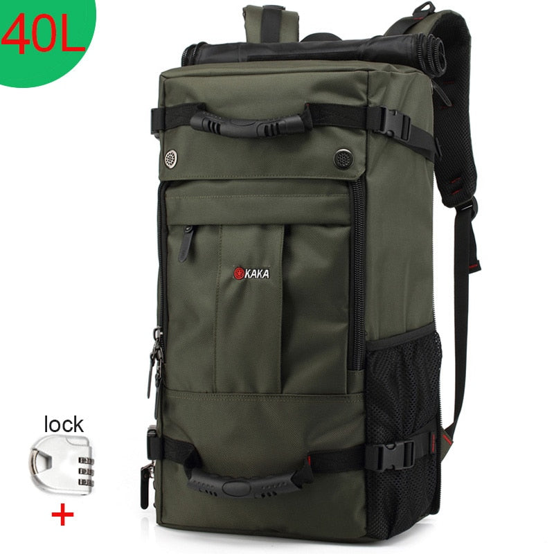 KAKA 50L Waterproof Travel Backpack Men Women Multifunction - fitnessandhomestore