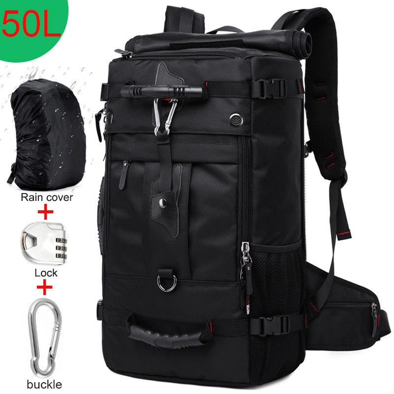 KAKA 50L Waterproof Travel Backpack Men Women Multifunction - fitnessandhomestore