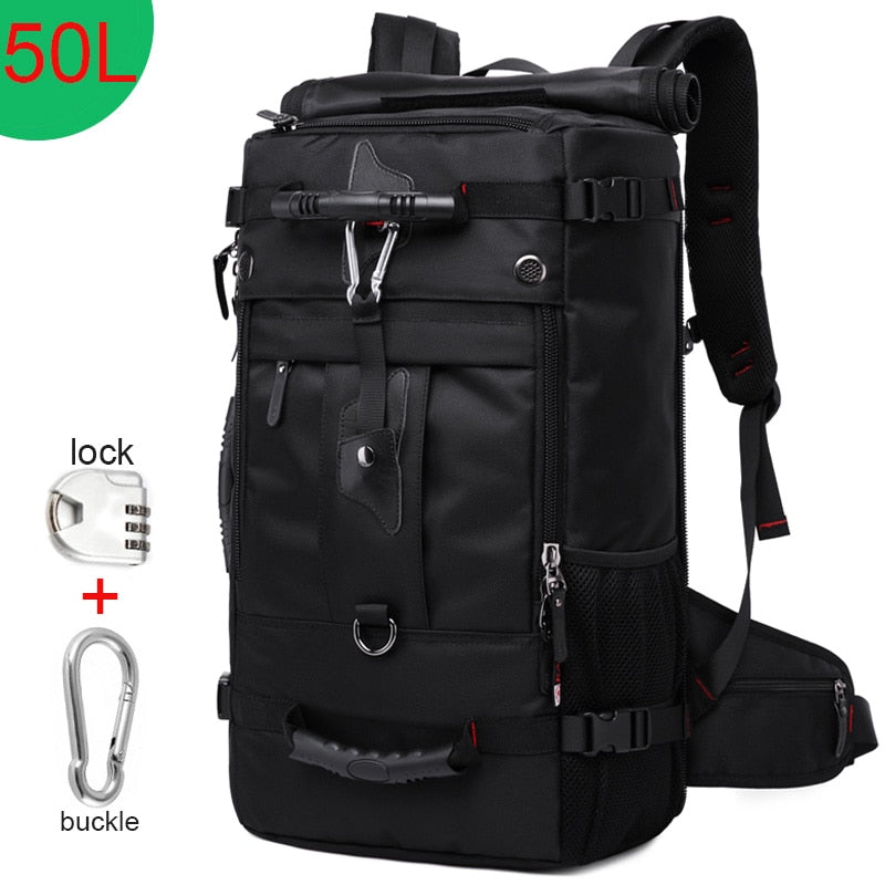 KAKA 50L Waterproof Travel Backpack Men Women Multifunction - fitnessandhomestore