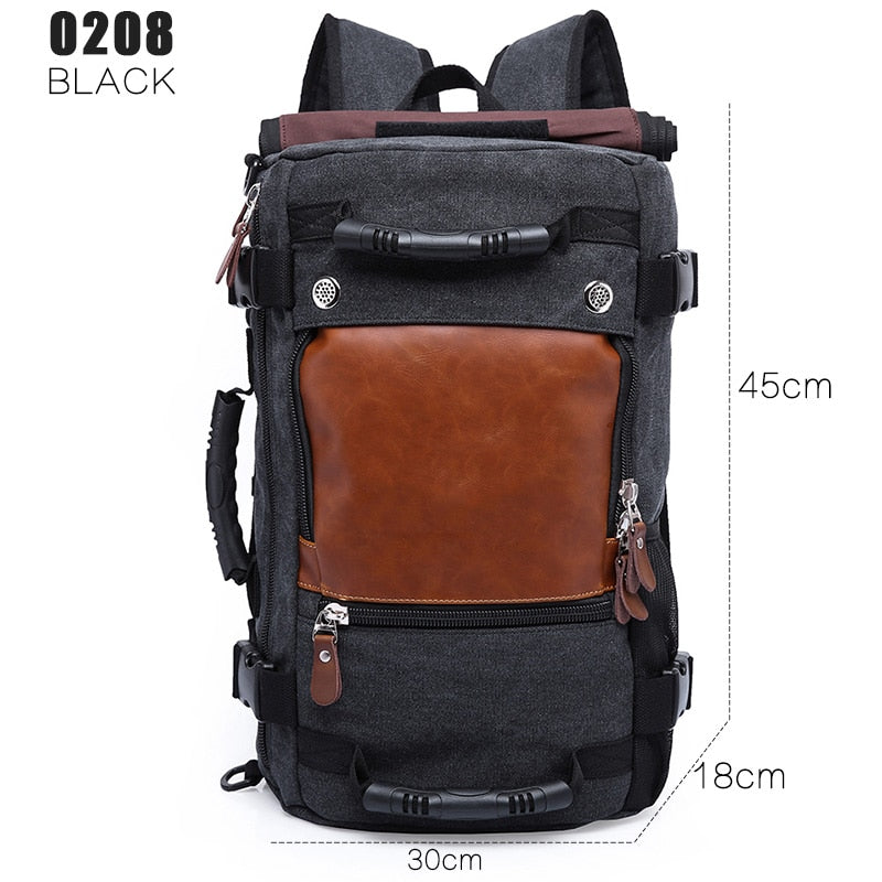 KAKA 50L Waterproof Travel Backpack Men Women Multifunction - fitnessandhomestore