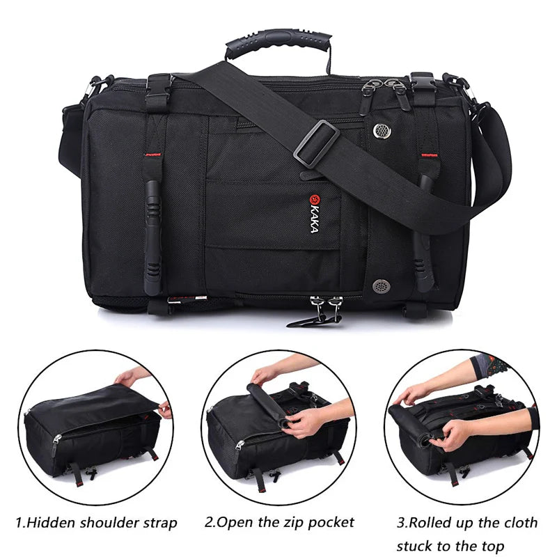 Men Backpack Travel Bag 40L Waterproof 15.6 Laptop