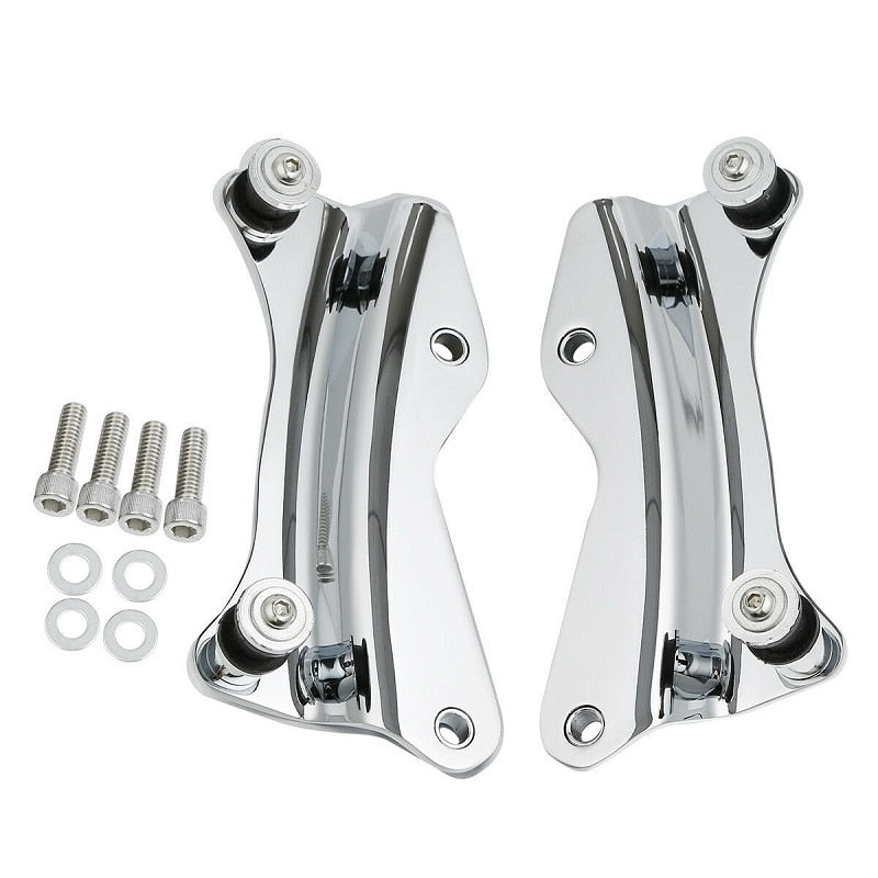 Harley  Touring Detachable 2 Up Pack Mounting Luggage Rack Hardware Kit - fitnessandhomestore