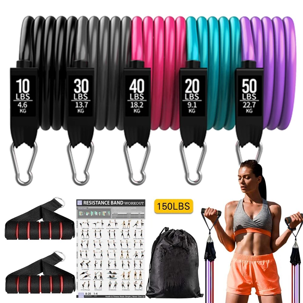 Elastic Band Equipment for Home Workout Gym Bodybuilding