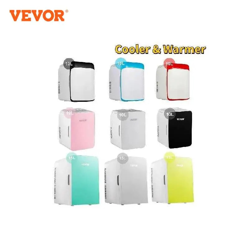 VEVOR 10L 15L Mini Fridge 12v Refrigerator