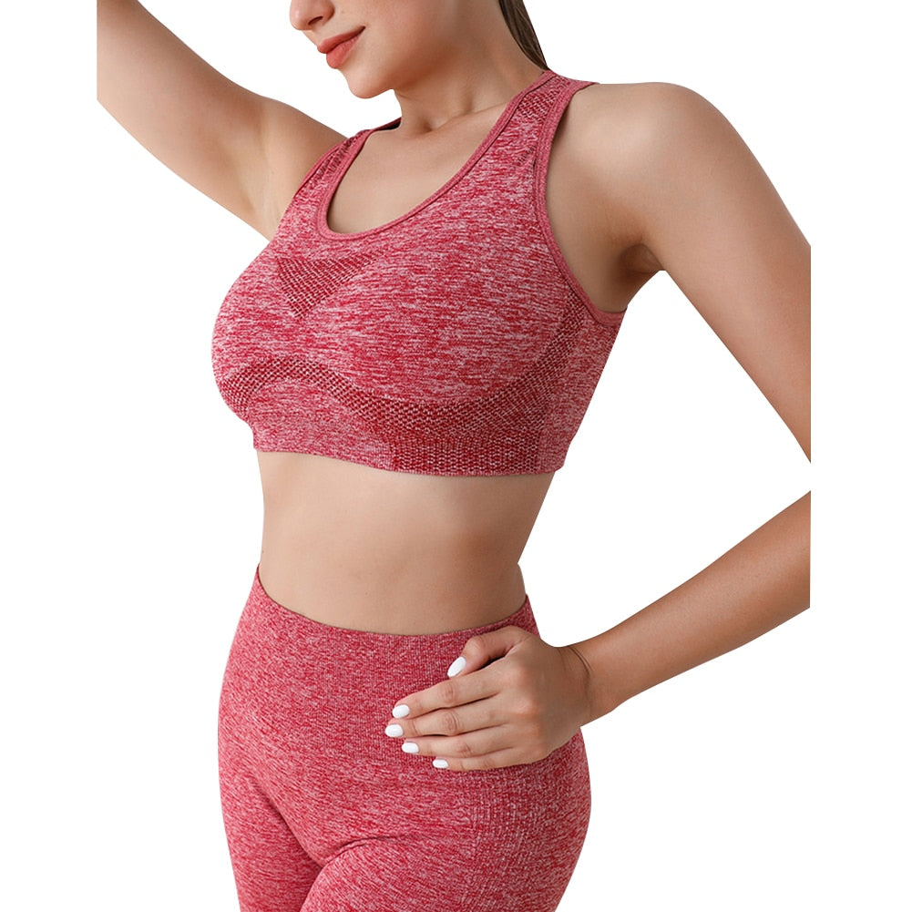 Seamless Women Breathable Sportswear Set - fitnessandhomestore