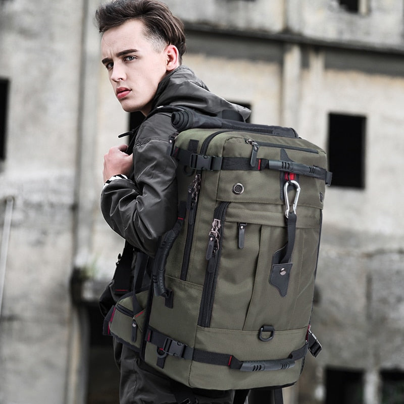 KAKA 50L Waterproof Travel Backpack Men Women Multifunction - fitnessandhomestore