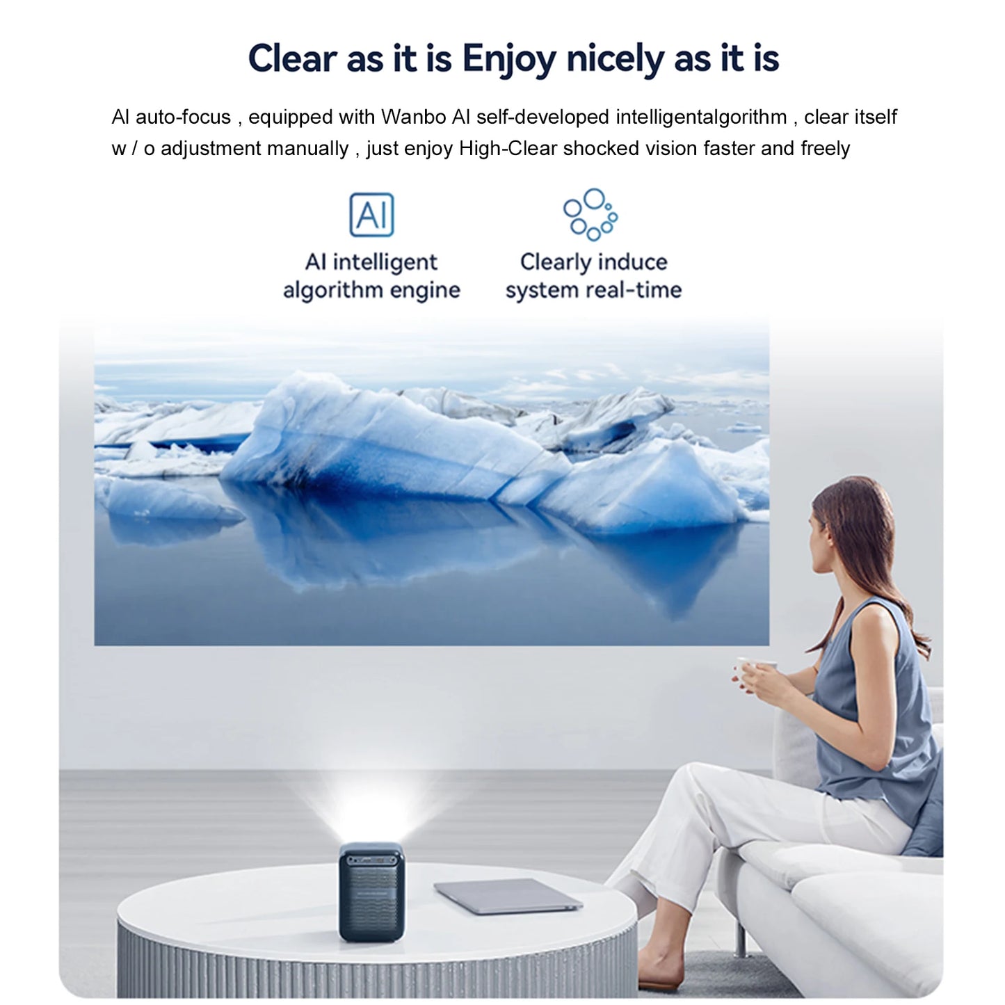 Wanbo NEW T2 Max Projector - Android 9.0 Full Hd 4K