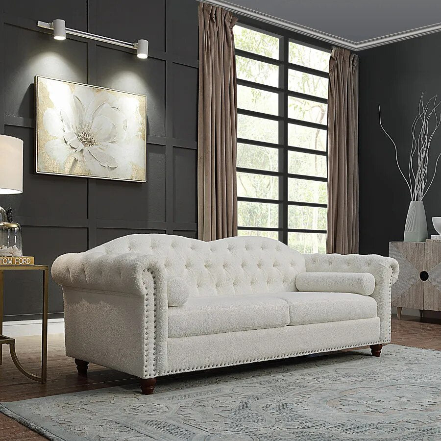 Classic Traditional Living Room Upholstered Sofa - fitnessandhomestore