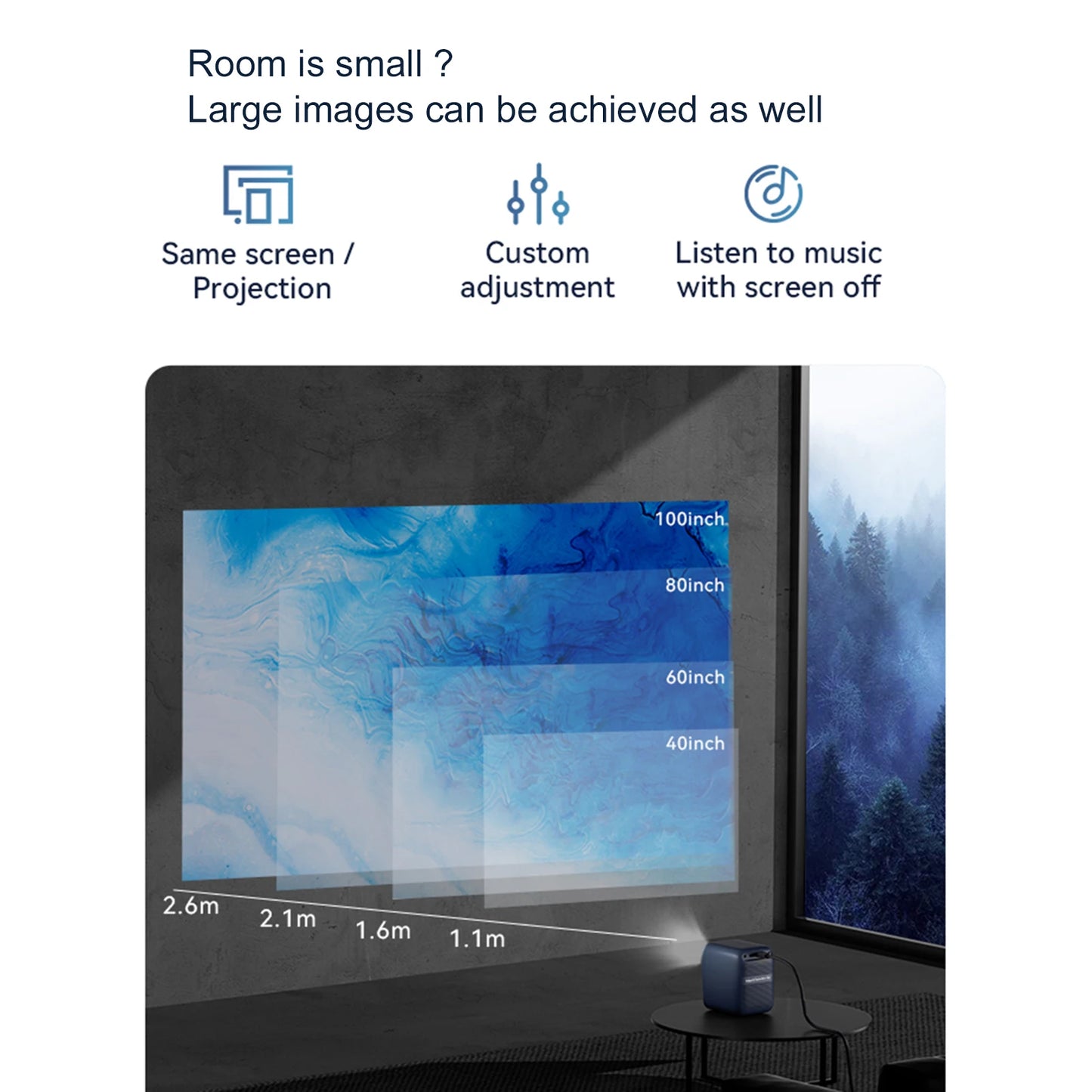 Wanbo NEW T2 Max Projector - Android 9.0 Full Hd 4K