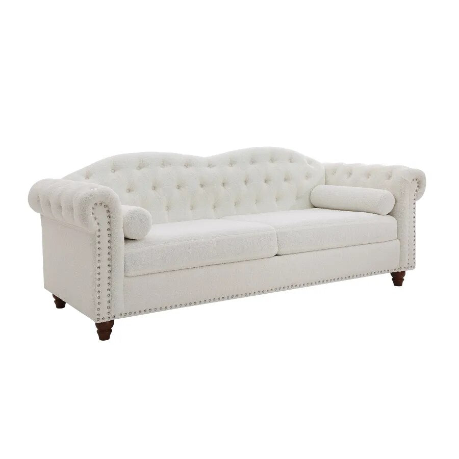 Living Room Sofa,Classic Upholstered Sofa with high-tech Fabric Surface - fitnessandhomestore