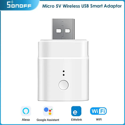 SONOFF Micro 5V USB Adapter Wifi Smart Socket Charge Plug