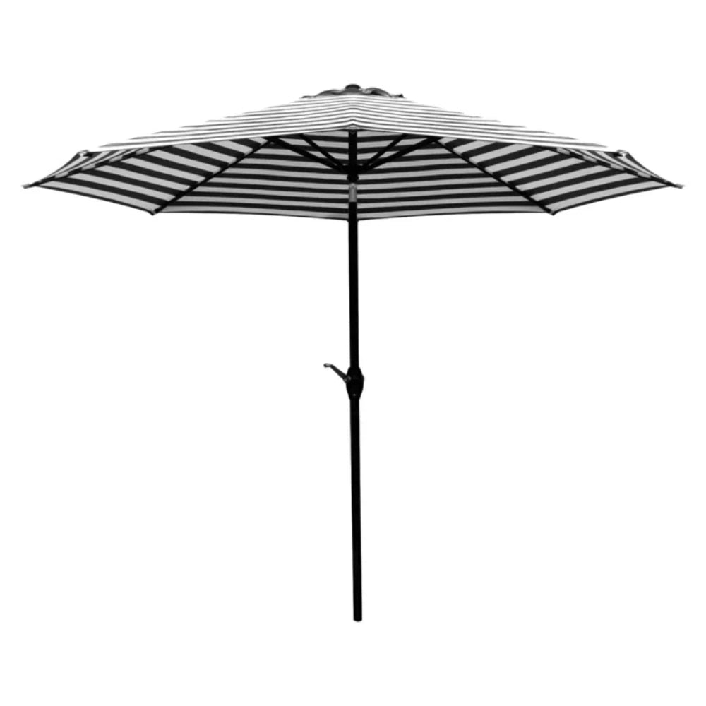 9 FT Patio Umbrella Outdoor Straight Umbrella with Tilt - fitnessandhomestore