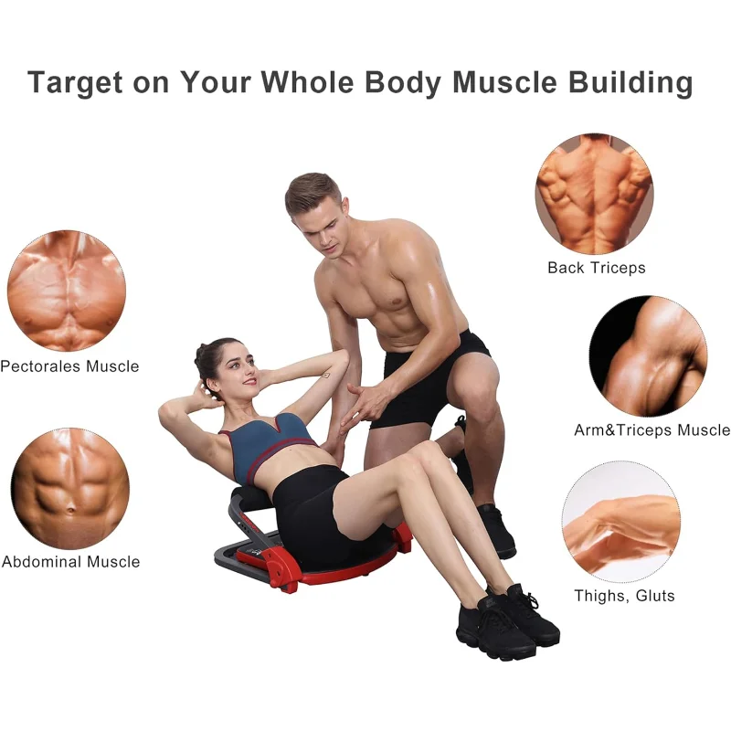 Ab Machine Abs Workout Equipment, Whole Body Abs Exercise Equipment