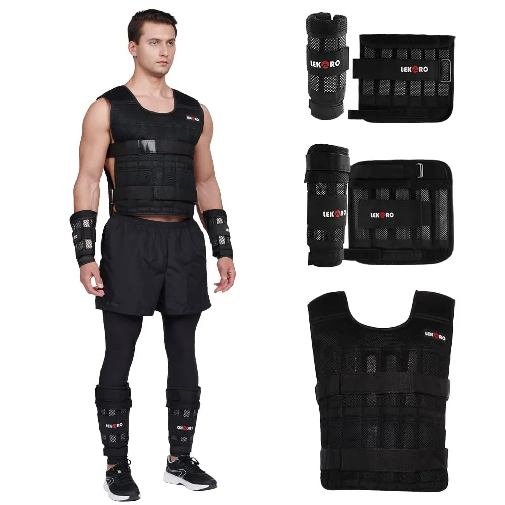 Lekaro Weight-Bearing Vest Adjustable Weight 20kg