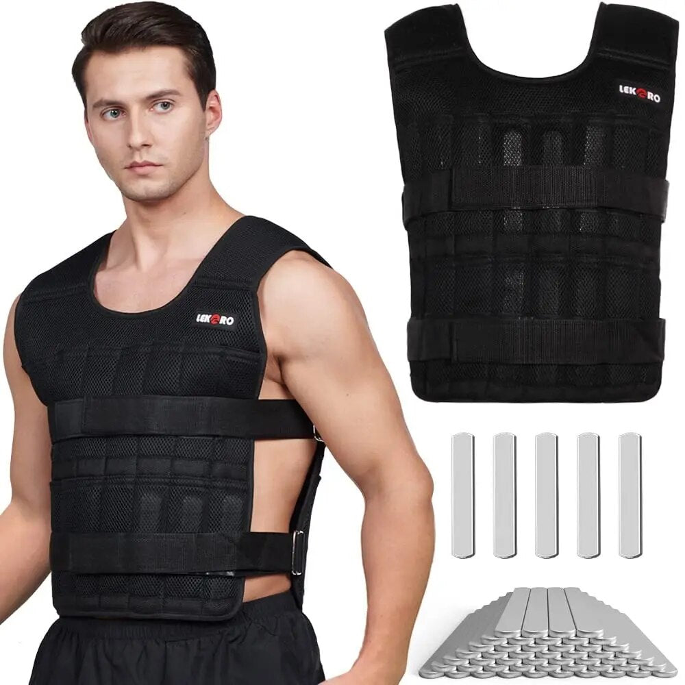 Lekaro Weight-Bearing Vest Adjustable Weight 20kg