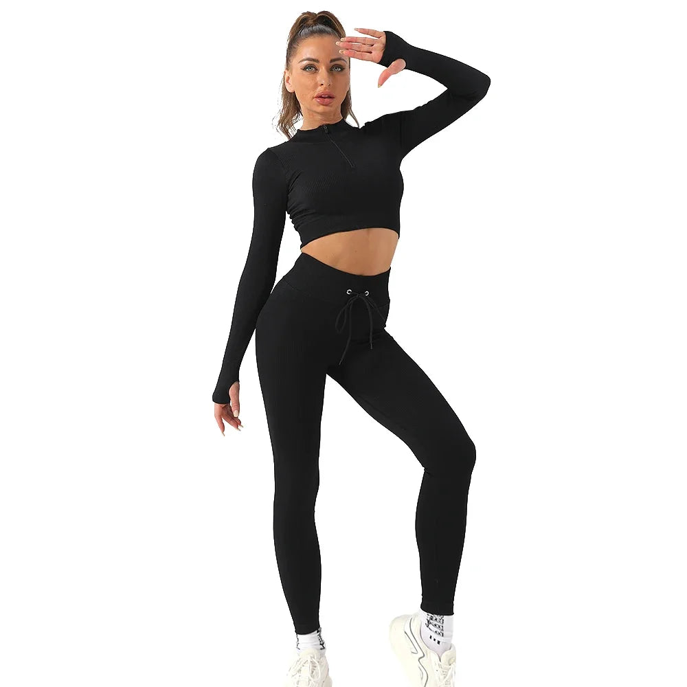 OhSunny Women's Tracksuit Set High Waist Seamless