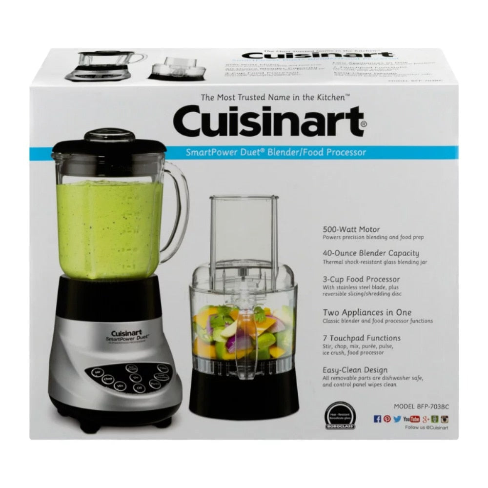 Cuisinart Duet /Food Processor 7 Speed Blender - fitnessandhomestore