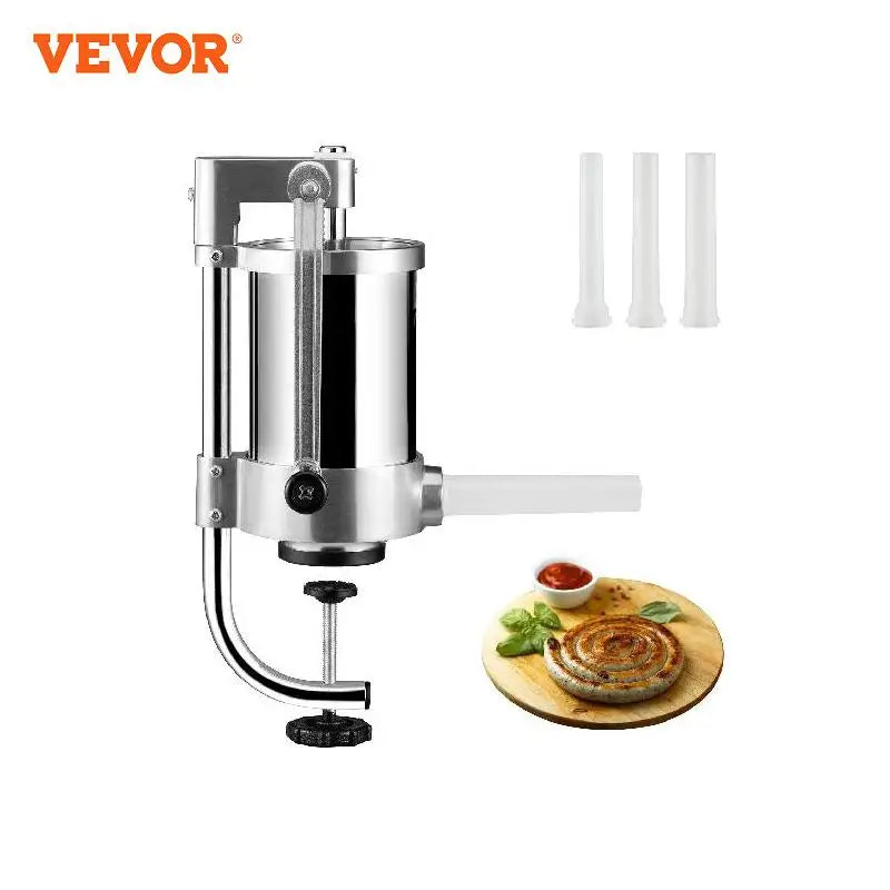 VEVOR 1.5/3L Capacity Vertical Sausage Stuffer Food Filling Processors