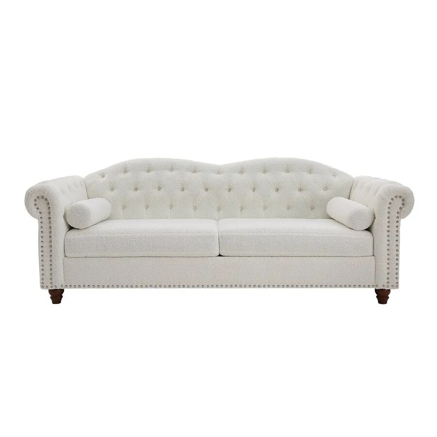 Living Room Sofa,Classic Upholstered Sofa with high-tech Fabric Surface - fitnessandhomestore