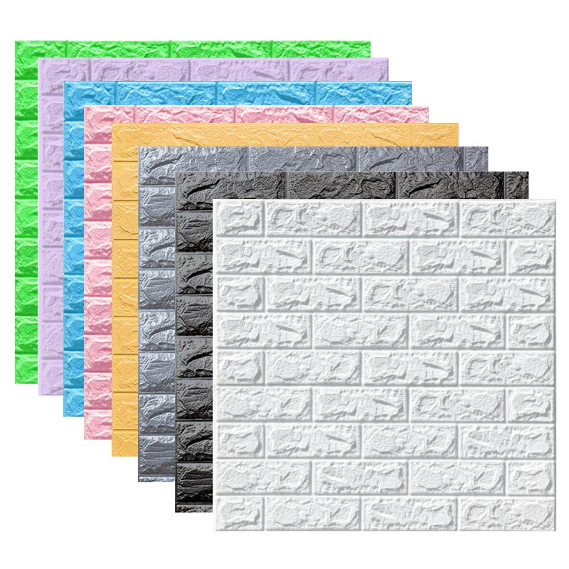 10pcs 3D Wall Sticker Imitation Brick