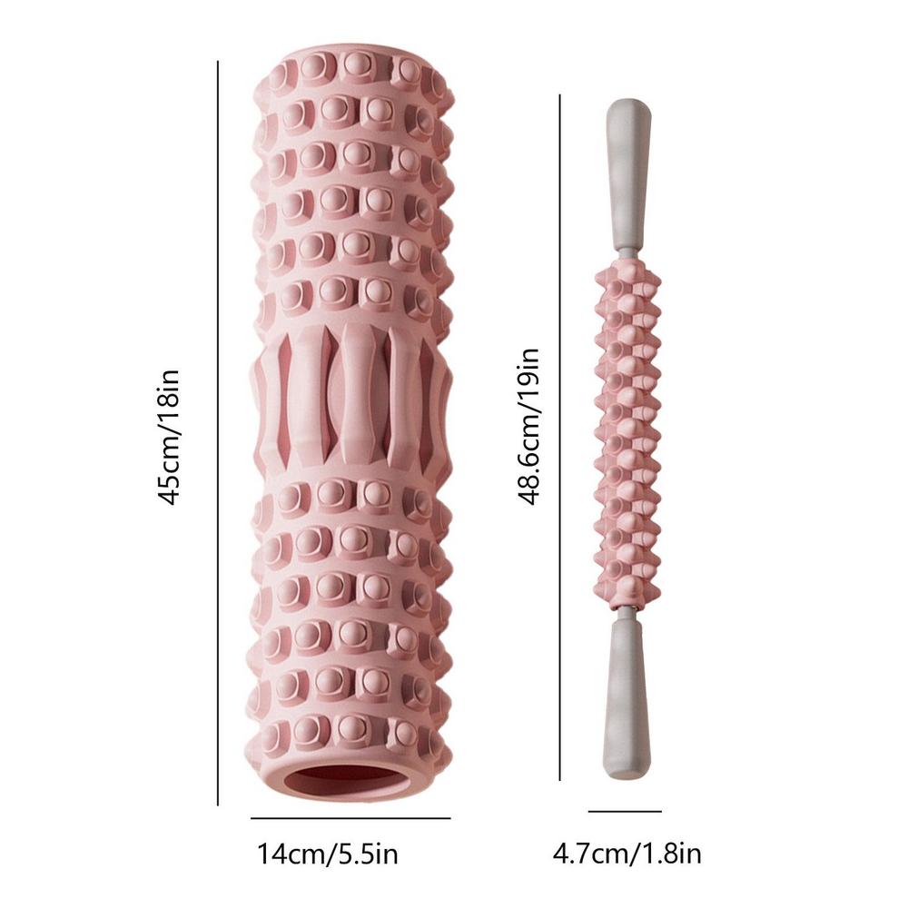 Yoga Column Gym Fitness Foam Roller - fitnessandhomestore