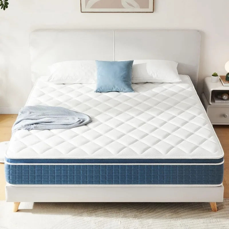 12 Inch Hybrid Mattress with Gel Memory Foam with Motion Isolation