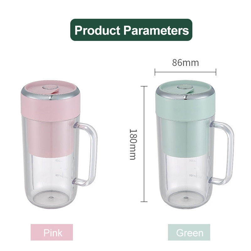 Portable Electric Blender Mini Smoothie Mixer - fitnessandhomestore