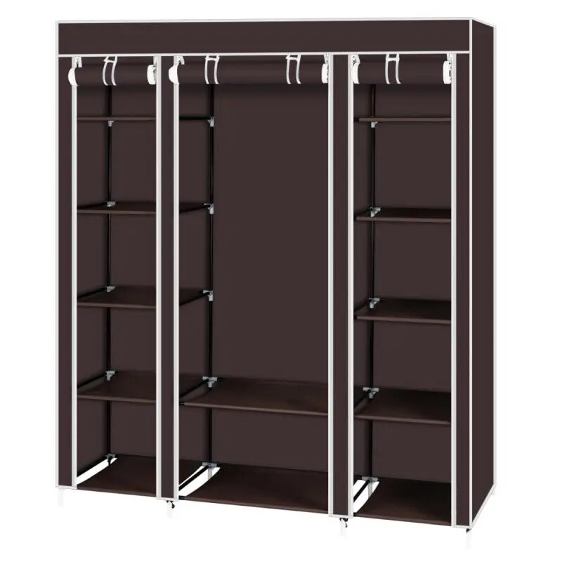 Foldable Wardrobe for Rental Room or Bedroom - fitnessandhomestore