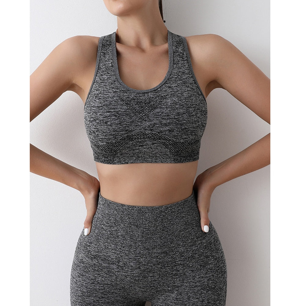 Seamless Women Breathable Sportswear Set - fitnessandhomestore