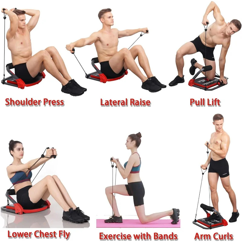 Ab Machine Abs Workout Equipment, Whole Body Abs Exercise Equipment