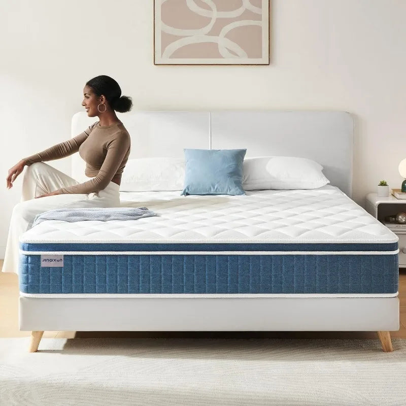 12 Inch Hybrid Mattress with Gel Memory Foam with Motion Isolation