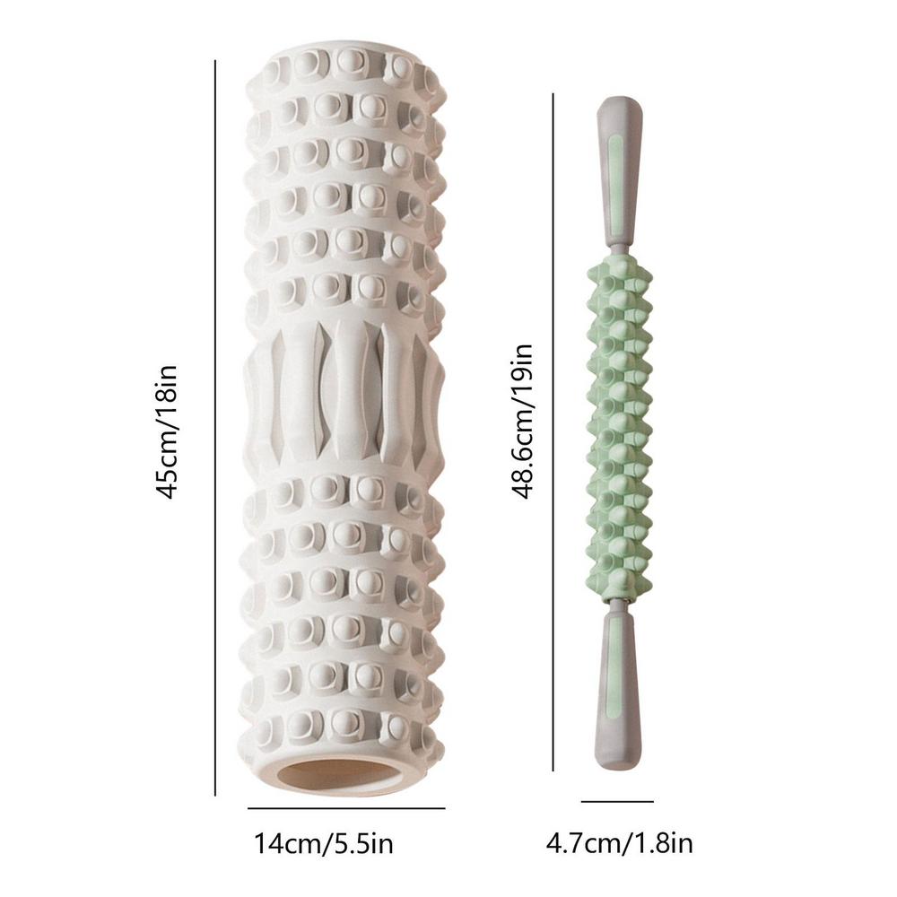 Yoga Column Gym Fitness Foam Roller - fitnessandhomestore