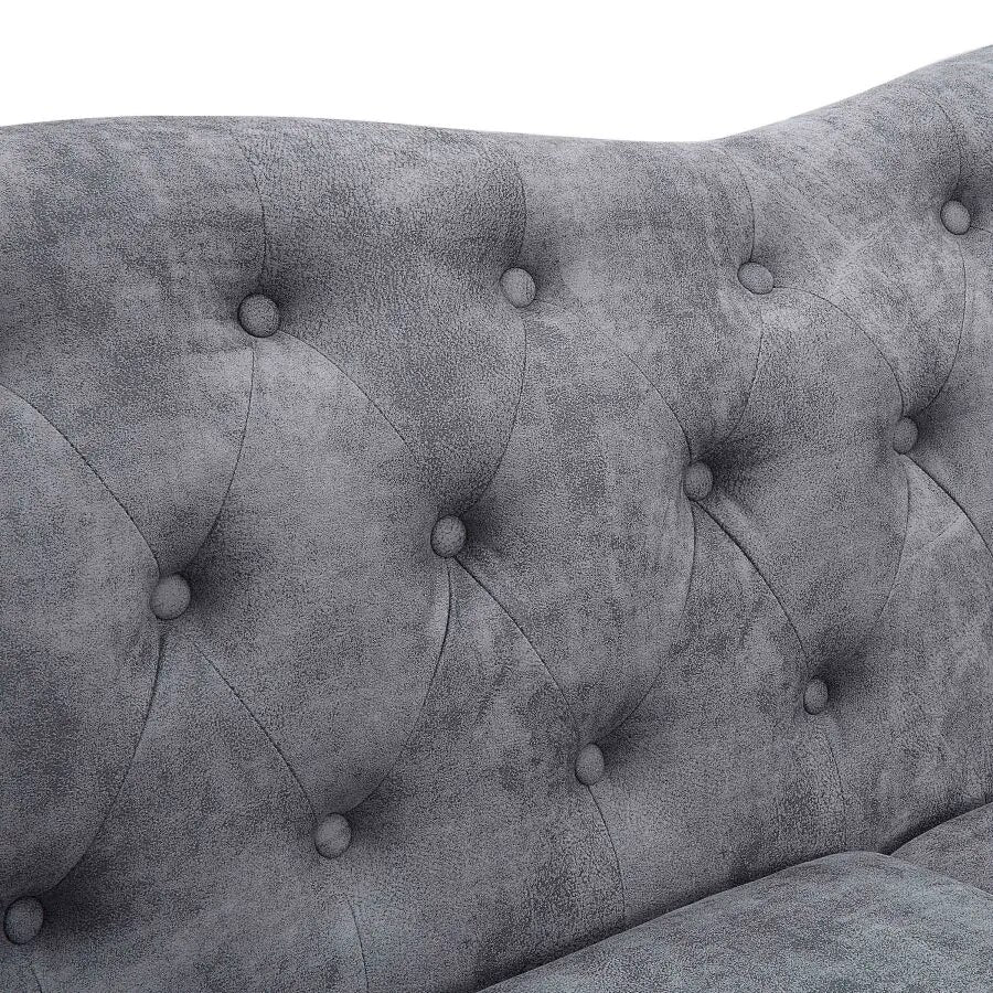 Living Room Upholstered Sofa with high-tech Fabric Surface - fitnessandhomestore