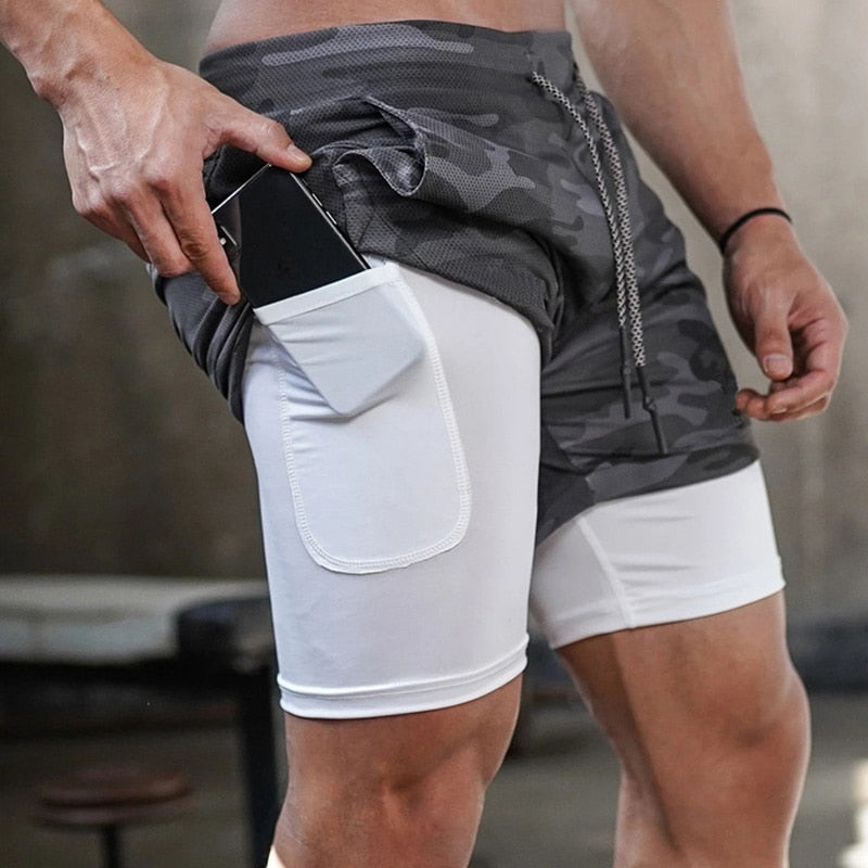 Fitness Shorts, Running, Training, Quick Drying, Beach - fitnessandhomestore